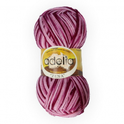 Пряжа ADELIA ZENA (100% акрил) 5х100г/308м цв.71 св.розовый-т.розовый-фиолетовый