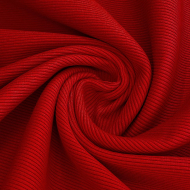 Кашкорсе трикотажное полотно 400г/м?  95%хб 5%эл  шир.60+60см арт.ШН-400955-04 цв.красный уп.15м