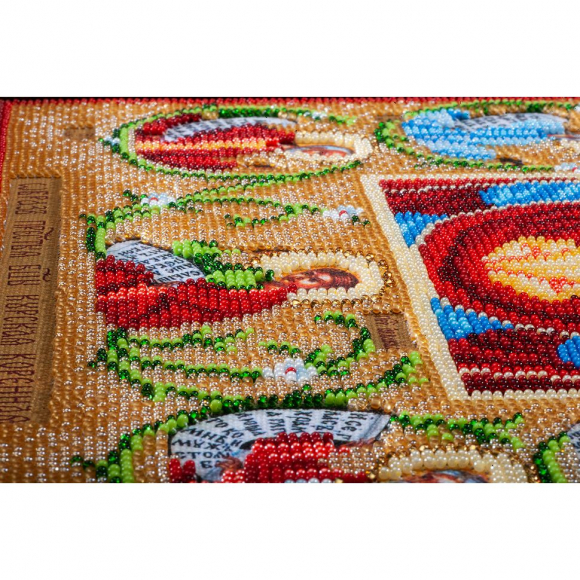 Набор для вышивания бисером КРОШЕ арт. В-477 Курская Богородица 20x23 см