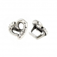 Бусины металлические TESОRO арт.TS-4831 цв.античное серебро уп.2шт ?18 мм