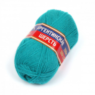 Пряжа для вязания КАМТ Аргентинская шерсть (100% импортная п/т шерсть) 10х100г/200м цв.084 св.изумруд