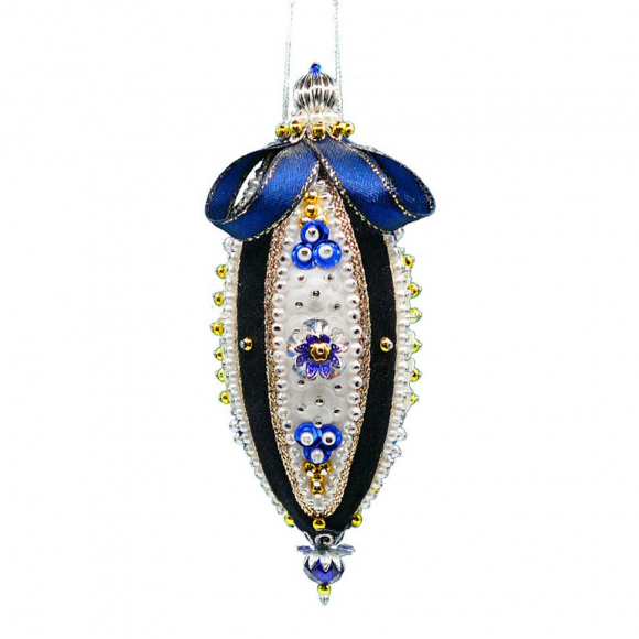 185894_Набор для творчества - елочная игрушка "Ёлочная игрушка Старый Новый год (сапфир)"