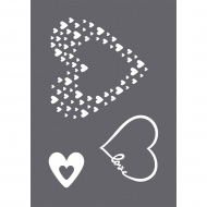 152967_Трафарет "Любовь" в наборе со шпателем-скребком