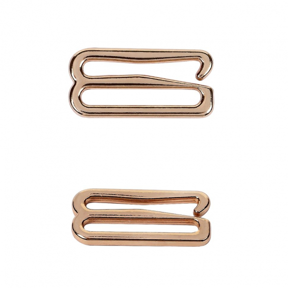 Крючок для бюстгальтера металл TBY-918C 18мм, цв.золото, уп.1000шт