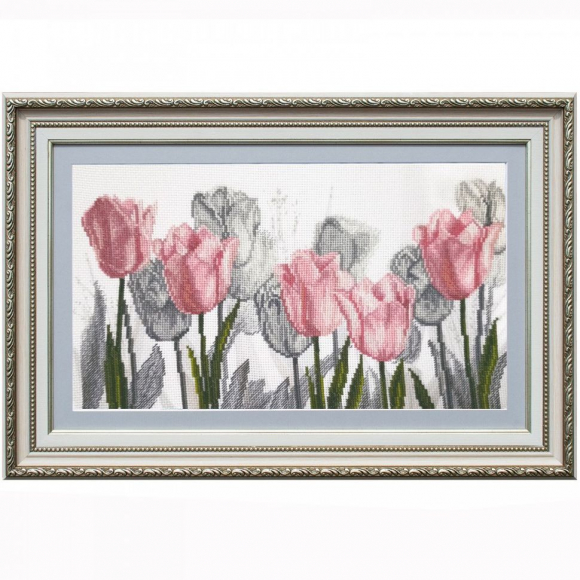 Набор для вышивания мулине НОВА СЛОБОДА арт.СВ4099 Цветочная соната 32х18 см