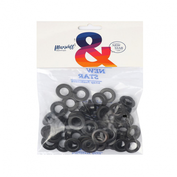 Люверсы сталь New Star №28 (? 13мм, h 7,8мм) цв.оксид уп.50шт