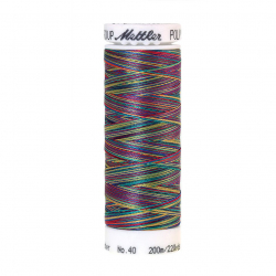 22808_Нить вышивальная мультиколор POLY SHEEN MULTI, 200 м
