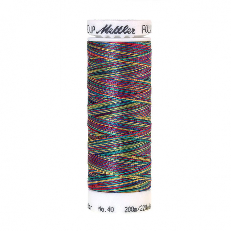 22808_Нить вышивальная мультиколор POLY SHEEN MULTI, 200 м
