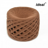 Пряжа Ideal трикотажная 100м, 350-380 г, ширина 7-9мм цв. капучино