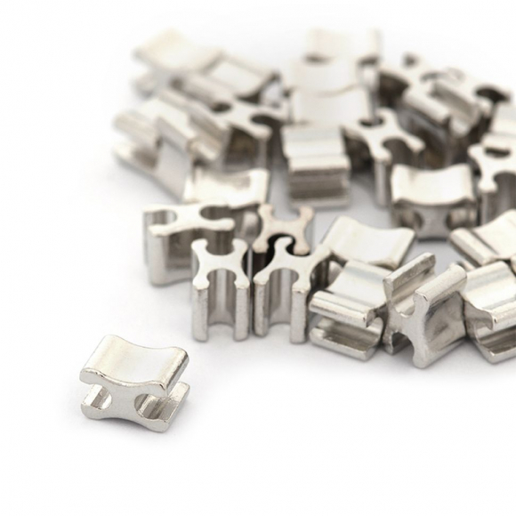 Ограничитель MaxZipper низ для молний X формы №5 арт.D58 цв.никель уп.250шт