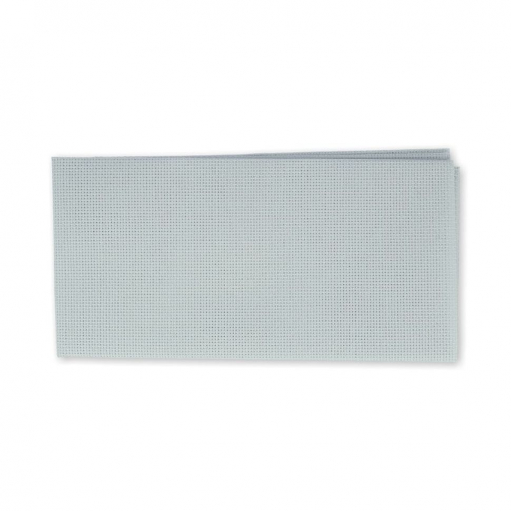Канва Gamma K04 Aida №14 100% хлопок 50 x 50 см уп.5 шт цв.св.серый