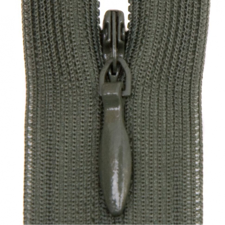 Молния потайная нераз 20см S-190 зеленый темный SBS уп.100шт