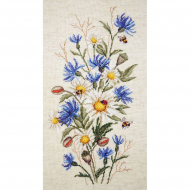 Набор для вышивания "Васильки и ромашки"