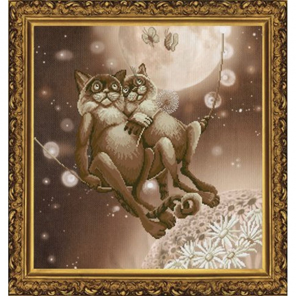 Набор для вышивания мулине НОВА СЛОБОДА арт.СР1161 Притяжение 34х36 см Набор для вышивания мулине НОВА СЛОБОДА арт.СР1161 Притяжение 34х36 см