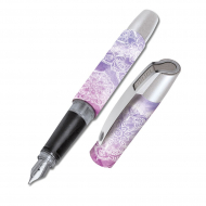 189665_Ручка перьевая "Campus" с синим картриджем, размер пера M, 0.5 мм, принт "Индийские узоры"