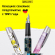 189665_Ручка перьевая "Campus" с синим картриджем, размер пера M, 0.5 мм, принт "Индийские узоры"