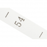 Размерники полиэстер 54 белый 10х25 мм ТВ в рул. 300 шт Размерники полиэстер 54 белый 10х25 мм ТВ в рул. 300 шт