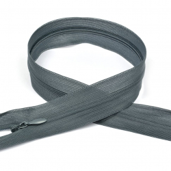 Молния MaxZipper пласт. потайная №3 50см н/р цв.F321 т.серый уп.50шт