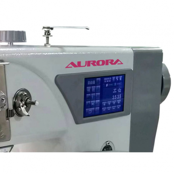Прямострочная швейная машина с тройным продвижением Aurora A-1243-D3 (прямой привод, автоматические функции)