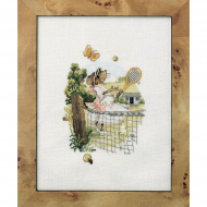 125151_Набор для вышивания "Мышка играет в теннис"