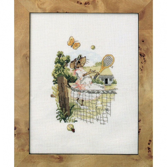 125151_Набор для вышивания "Мышка играет в теннис"