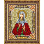 Набор для вышивания бисером ПАУТИНКА арт.Б-705 Святая Мученица София 14х18 см