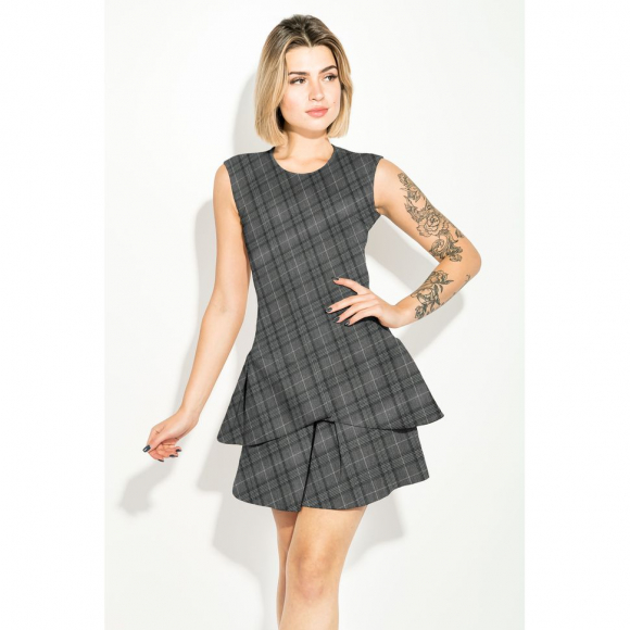 Ткань Костюмная 220 г кв.м 63% полиэстер, 33% вискоза, 4% спандекс шир.150 см арт.Р.10679.02 цв.02 серый уп.25м