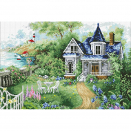 Набор Паутинка для изготовления картины со стразами арт.М417 В гостях у лета 43х64 см