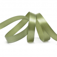 Лента атласная 12мм цв.3149 оливковый IDEAL уп.27,4 м