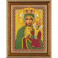 Рисунок на ткани бисер НОВА СЛОБОДА арт.БИС1211 А3 Богородица Ченстоховская 26х36 см