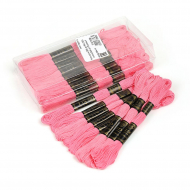 Нитки мулине IDEAL арт.МШ (100% хлопок) 24х8м цв.115 розовый