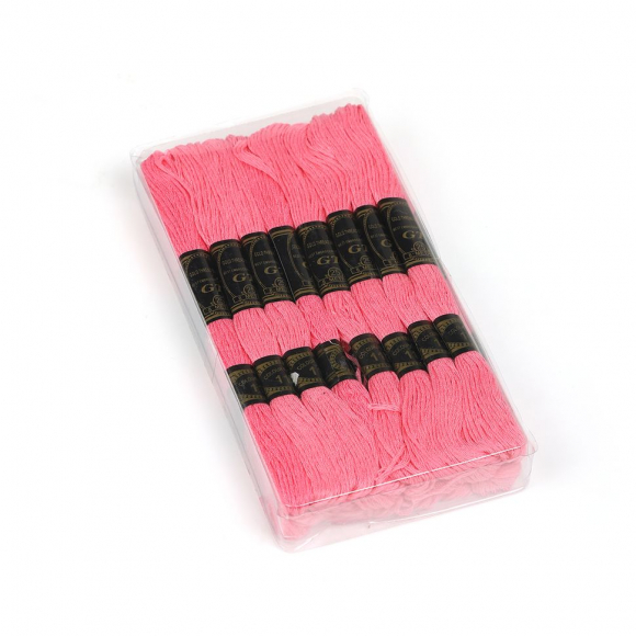 Нитки мулине IDEAL арт.МШ (100% хлопок) 24х8м цв.115 розовый