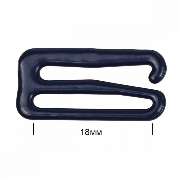 Крючок для бюстгальтера металл TBY-57749 d18мм, цв.S919 темно-синий, уп.100шт