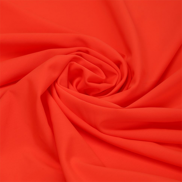 Ткань трикот. Бифлекс матовый арт.TBY-B-8009 190г/м? 82% нейлон 18% спандекс шир.150см цв.8009 оранжевый неон уп.6м