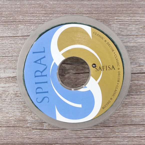 23565_Лента с рисунком клетка SAFISA, 16(18) мм, 25 м, цвет 43, темно-зееный