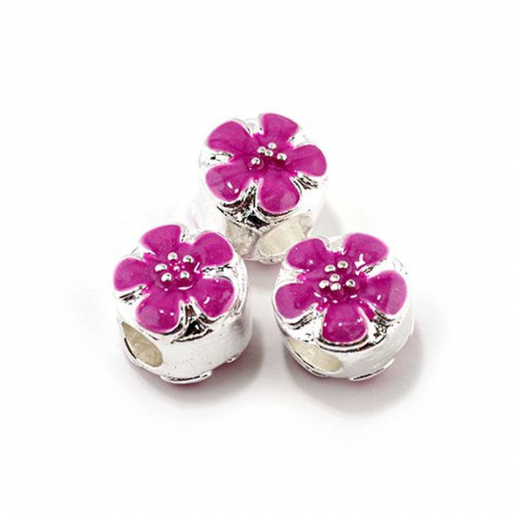 Бусины металлические с эмалью арт.PN-C180 10х12мм, in ? 5мм