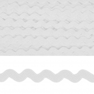 Тесьма декоративная Вьюнчик арт.TBY.64312 шир.5мм цв.F101 белый уп.32,92м