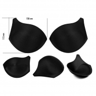 Чашечки корсетные TBY-10.03 с эффектом push-up р.80 цв. черный уп.10 пар