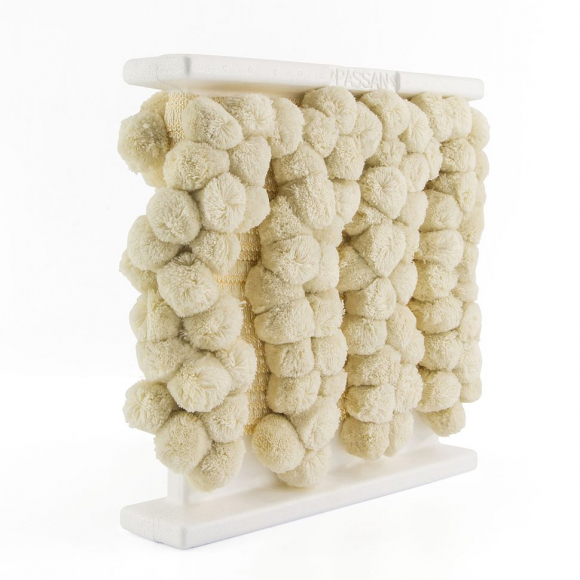 Тесьма с помпонами PASSAN цвет кремовый Тесьма с помпонами PASSAN цвет кремовый