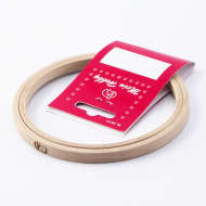 14568_Пяльцы круглые без замка, высота обода 8 мм, диаметр 10,5 см