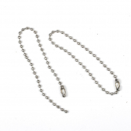 Биркодержатели шарики с замком арт.TBY.74633 150мм цв. никель (уп.? 1000шт)