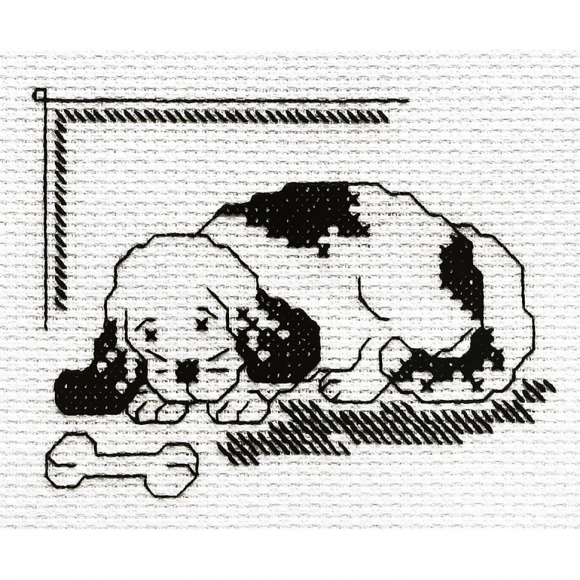 Набор для вышивания PANNA арт. D-0510 Любимая косточка 12х10 см