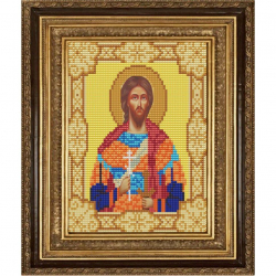 Рисунок на ткани (Бисер) КОНЁК арт. 9166 Святой Никита 15х18 см