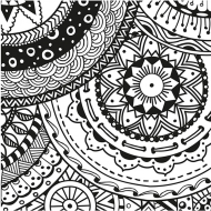 128584_Коврик текстурный "Звезды" для полимерной глины