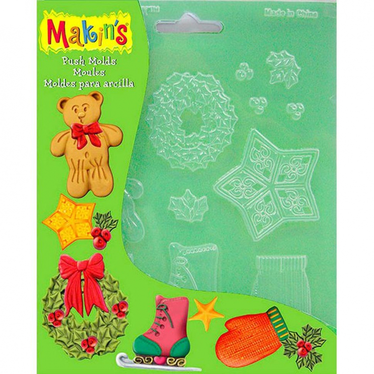 Makins Формочки для литья Рождественская декорация, арт. 39007