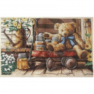 Набор для вышивания DIMENSIONS арт.DMS-13693 Медовый мишка 36х23 см