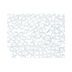 Бисер Япония "TOHO" 08/0  круглый 1  3 мм 5 х 5 г №0001 прозрачный