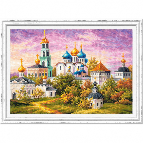 Набор для вышивания ЧУДЕСНАЯ ИГЛА арт.75-06 Сергиев Посад. Троице-Сергиева Лавра 40х30 см