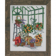 Набор для вышивания PERMIN арт.70-3105 Оранжерея 29х37 см