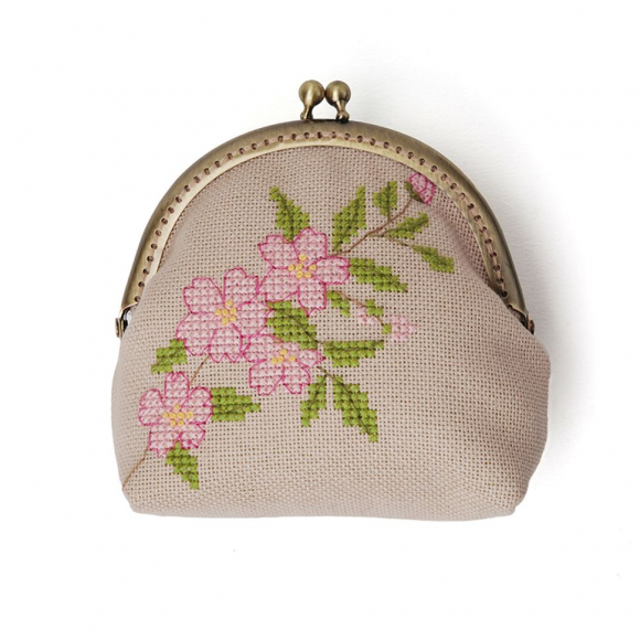 Набор для вышивания крестом XIU CRAFTS арт.2860307 Кошелек Вишневый цвет 10х10 см Набор для вышивания крестом XIU CRAFTS арт.2860307 Кошелек Вишневый цвет 10х10 см